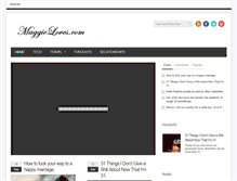 Tablet Screenshot of maggieloves.com